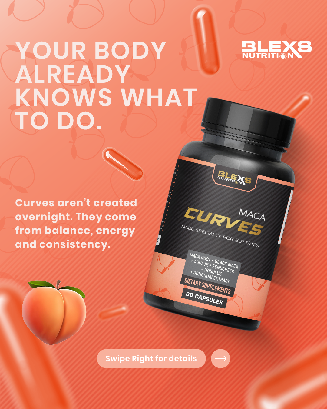 Maca Curves Natural Enhancement